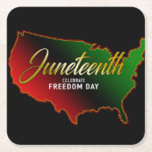 Jüdischer Unabhängigkeitstag Rechteckiger Pappuntersetzer (Vorderseite)