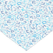 Jüdischer Urlaub Schönes Tablecloth - Shabbat Tischdecke (Schrägansicht)