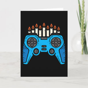 Jüdischer Videospiel-Gamer Chanukka Hanukkah Männe Karte