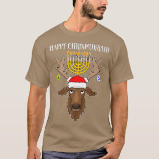 Jüdischer Weihnachtsbaum Happy Chrismukkah T-Shirt