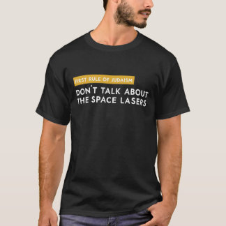 Jüdischer Weltraumlasersonne mit dem jüdischen Rau T-Shirt