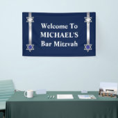 Jüdisches Bar Stern-Davids mitzvah Banner (Messeveranstaltung)