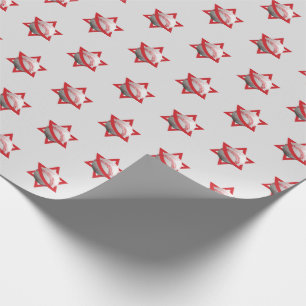 Jüdisches Baseball-Judenwappenpapier Geschenkpapier