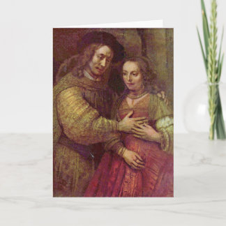 Jüdisches Braut-Sonderkommando durch Rembrandt Van Karte