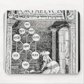 Jüdisches cabbalist, das ein sephiroth hält mousepad (Vorne)