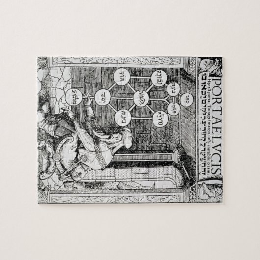 Jüdisches cabbalist, das ein sephiroth, Kopie Puzzle (Horizontal)