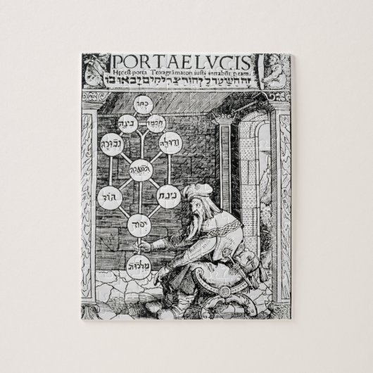 Jüdisches cabbalist, das ein sephiroth, Kopie Puzzle (Vertikal)