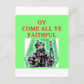 jüdisches channukah Lied Postkarte (Vorderseite)