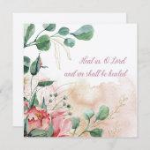 Jüdisches Gebet zur Heilung der Kranken (Vorne/Hinten)