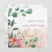 Jüdisches Gebet zur Heilung des Kranken (Vorne/Hinten)