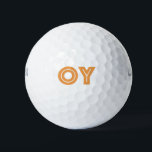 Jüdisches Geschenk-Sport-Golf Balls-Oy Vey Golfball<br><div class="desc">Golf Balls,  Oy und Vey,  um Ihnen zu helfen,  Ihr inneres Kvetch während des Übens. Vergnügen Sie sich mit jüdischem Spaß.</div>