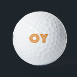 Jüdisches Geschenk-Sport-Golf Balls-Oy Vey Golfball<br><div class="desc">Golf Balls,  Oy und Vey,  um Ihnen zu helfen,  Ihr inneres Kvetch während des Übens. Vergnügen Sie sich mit jüdischem Spaß.</div>
