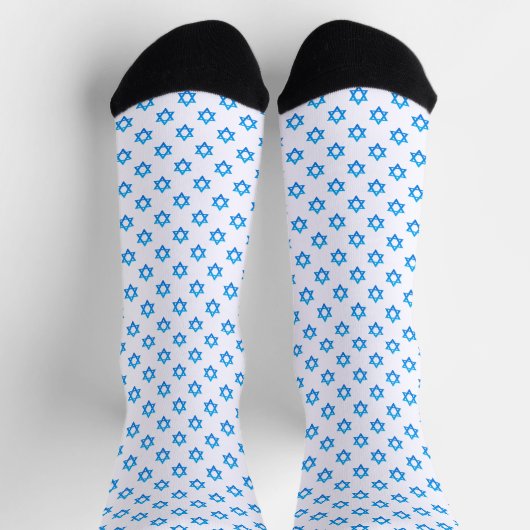 Jüdisches Geschenk, Unterstützung Israels, Blue St Socken (Oben)