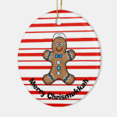 Jüdisches Gingerbread Man Chrismukkah Ornament (Links)