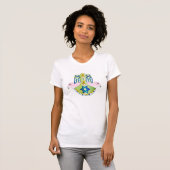 Jüdisches Hamsa T-Shirt (Vorne ganz)