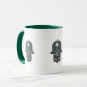 jüdisches, historisches Mädchen mit Anhängern des Tasse (Vorderseite Links)