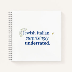 Jüdisches Italien überraschend unterschätztes Noti Notizblock