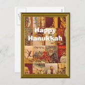 jüdisches Jahrgangsbild Feiertagspostkarte (Vorne/Hinten)