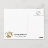 jüdisches Jahrgangsbild Postkarte (Rückseite)