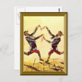 jüdisches Jahrgangsbild Postkarte (Vorne/Hinten)