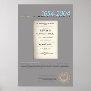 Jüdisches Kochbuch von Esther Levy Poster