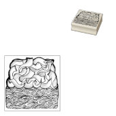 Jüdisches Kugel-Junge Noodle Casserole Gummistempel (Stempel)