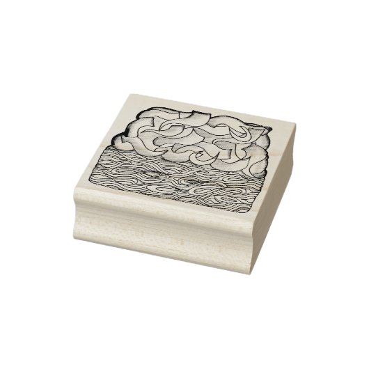 Jüdisches Kugel-Junge Noodle Casserole Gummistempel (Stempel)