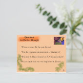 Jüdisches Lebenslernen : Bikur Holim/Fragen Postkarte (Stehend Vorderseite)