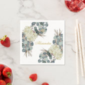 Jüdisches Mädchen-Baby-Benennung von Floral-Gold Serviette (Beispiel)