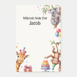 Jüdisches Mädchen Bar Mitzwa Notiz