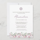 Jüdisches Mädchenname Rose Rosa Foto Einladung (Vorderseite)