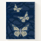 Jüdisches Monarch SpiralNotebook Notizbuch (Rückseite)