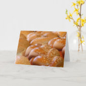 Jüdisches Neujahr, Challah, Rosh Hashanah Gruß Karte (Gelbe Blume)