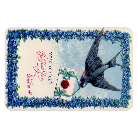 Jüdisches Neujahr Magnet (Horizontal)