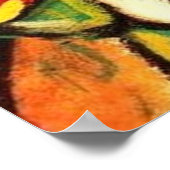 Jüdisches Neujahr mit Shofar Poster (Ecke)