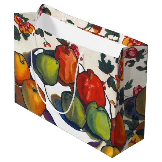 Jüdisches Neujahr | Rosh Hashanah Fine Art Große Geschenktüte (Vorderseite Schrägansicht)