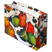 Jüdisches Neujahr | Rosh Hashanah Fine Art Große Geschenktüte (Rückseite Schrägansicht)