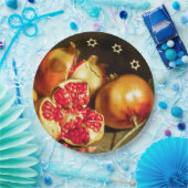 Jüdisches Neujahr | Rosh Hashanah Fine Art Pappteller (Party)