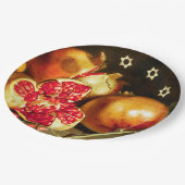 Jüdisches Neujahr | Rosh Hashanah Fine Art Pappteller (Schrägansicht)