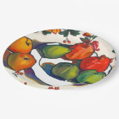 Jüdisches Neujahr | Rosh Hashanah Fine Art Pappteller (Schrägansicht)