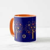 Jüdisches Neujahr | Rosh Hashanah Geschenk Tasse (Vorderseite Links)