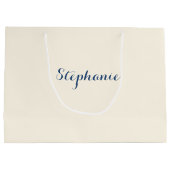 Jüdisches Neujahr | Rosh Hashanah Individuelle Nam Große Geschenktüte (Rückseite)