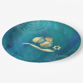 Jüdisches Neujahr | Rosh Hashanah Paper Tellers Pappteller (Schrägansicht)