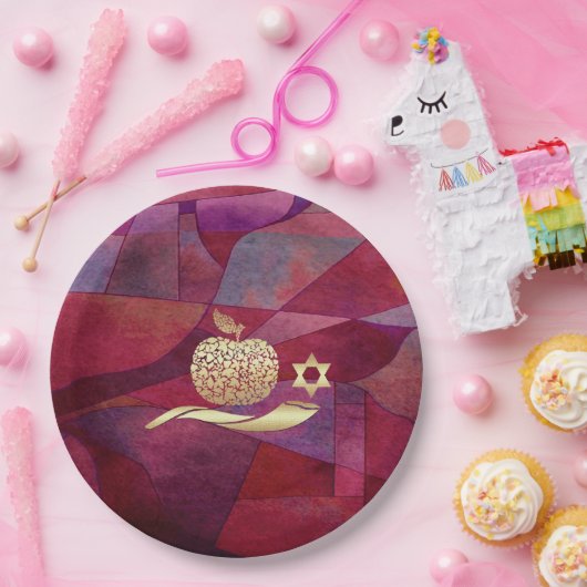 Jüdisches Neujahr | Rosh Hashanah Pappteller (Party)