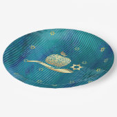 Jüdisches Neujahr | Rosh Hashanah  Pappteller (Schrägansicht)