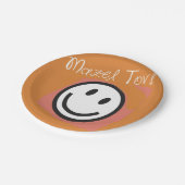 Jüdisches Party Decoration Mazel Tov Paper Teller (Schrägansicht)