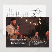 Jüdisches Pessach-Foto Einladung (Vorne/Hinten)