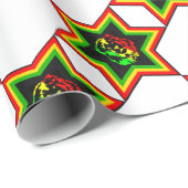 Jüdisches Rasta Geschenkpapier (Rolleneckpunkt)