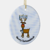 Jüdisches Rudolph Chrismukkah Ornament (Rechts)