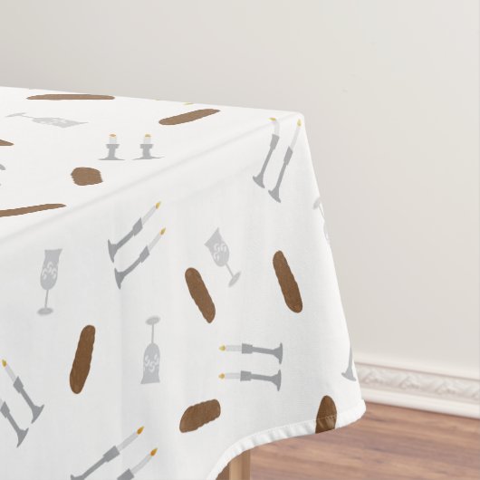 Jüdisches Sabbat-Muster Tischdecke (Beispiel)